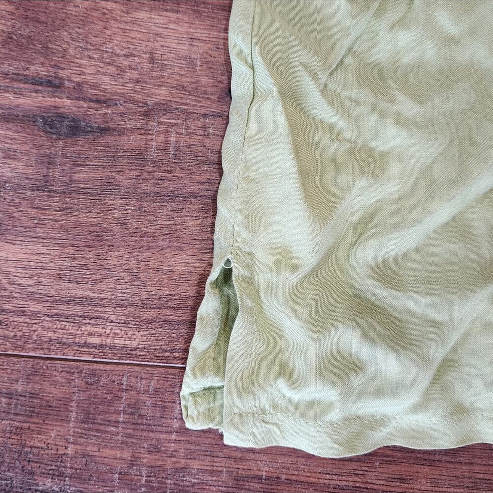White Stag Women's Vintage Green Sleeveless Scoop Neck Sleeveless Top Large L - Picture 5 of 5